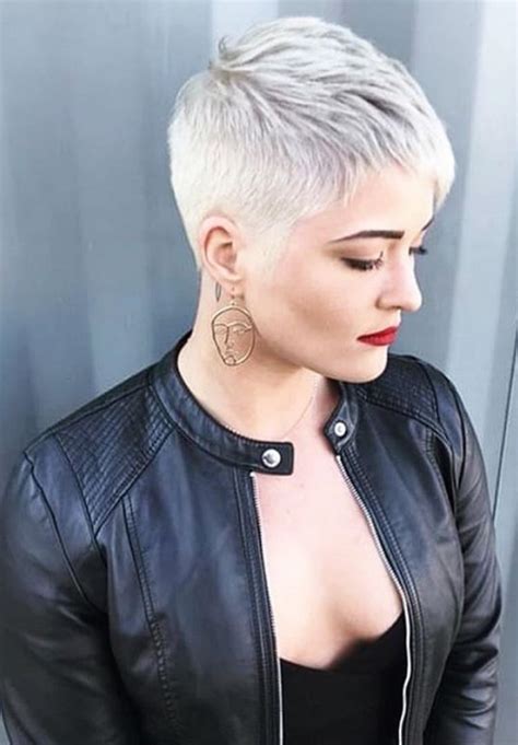 21 Best White Pixie Short Haircuts Ideas To Be Cool Thick Hair Styles