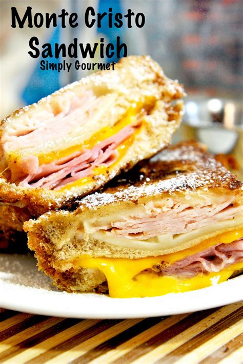 Take the square homemade bread. Simply Gourmet: Monte Cristo Sandwich