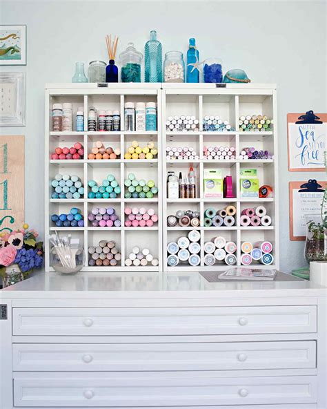 A Quaint Craft Room Gets An Unbelievable Makeover Martha Stewart