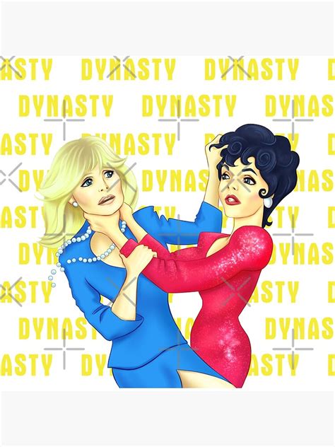 Dynasty Alexis And Krystle Fight Cat Fight Throw Pillow For Sale By Gycreative Redbubble