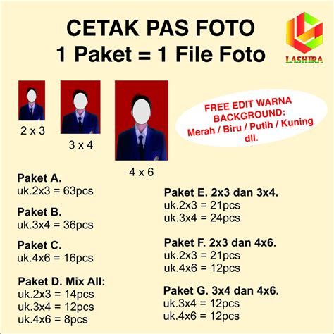 Jual Paket Cetak Pas Foto 2x3 3x4 4x6 2 X 3 X 4 X 6 Print Cuci Photo Murah Shopee Indonesia