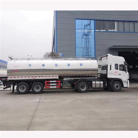 2 Axles 35000 liter Stainless Steel Milk Tanker Trailer - fuel truck