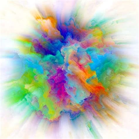 Beautiful Color Splash Explosion Stock Image Everypixel