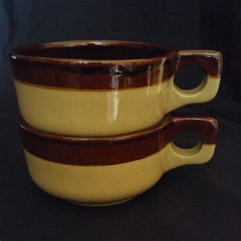 Western Stoneware Soup Mugs Set Of Etsy Soup Mugs Mugs Set