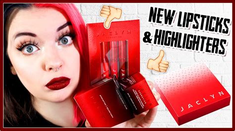 Testing New Jaclyn Hill Cosmetics Liquid Lipsticks Highlighters Youtube