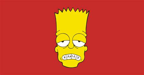 Barred Simpson Bart Simpson Xanax Bar Xanbar Mouth Bart Simpson Pin