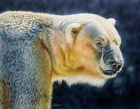 Polar Bear Painting By Raymond Ore Fine Art America