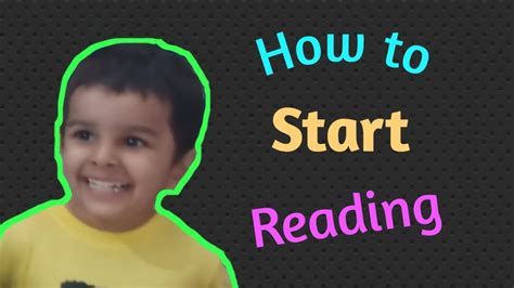 How To Start Reading Youtube