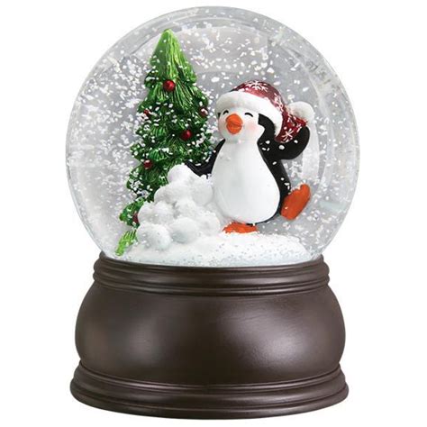Dancing Penguin Snow Globe By Old World Christmas Canada