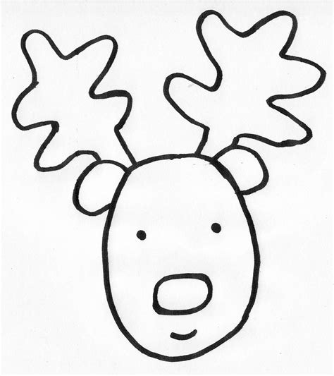 Xmas crafts christmas colors christmas coloring sheets christmas coloring pages christmas paintings christmas embroidery moldes country wood crafts pictures to paint snowman faces coloring pages tole painting patterns folk art painting pattern books painting crafts christmas. Reindeer Face Drawing | Free download on ClipArtMag