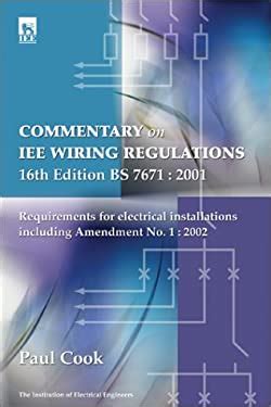 Commentary On IEE Wiring Regulations Book By Paul Cook