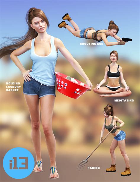 I13 75 Pose Variety Pack 2 For The Genesis 3 Females Daz 3d
