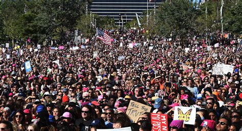 Hundreds Of Thousands Protest In Dc Across Country On Womens March