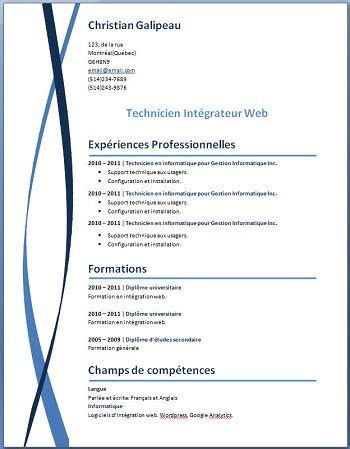 Vous cherchez un emploi et vous avez vous pourrez les téléverser sur votre ordinateur afin de les personnaliser et éditer à l'aide de votre traitement de texte microsoft office word / powerpoint ou des logiciels libres et gratuits tels que open office, free office ou encore libre office. exemple de cv gratuit sans photo