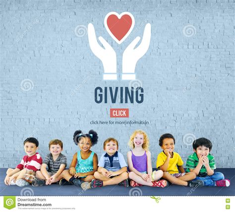 Giving Give Help Aid Support Charity Please Concept Stock Image Image