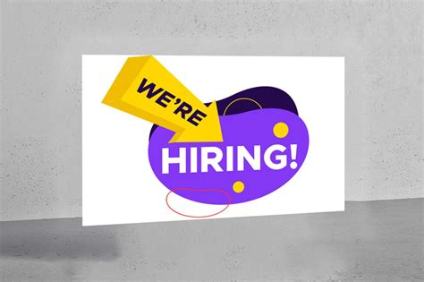Now Hiring Banner Decal Join Us Outdoor Indoor Banner We Are Etsy