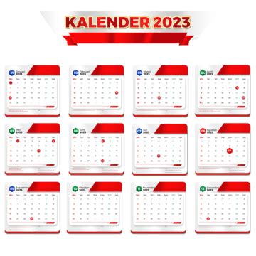 A Calendar For The New Year With Red Ribbon And White Background