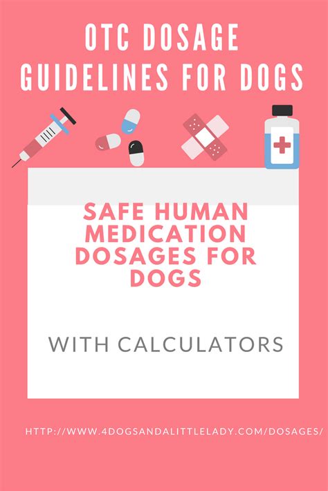 Benadryl is one of the medications produced for humans use. Over-the-Counter medicine Dosage for Dogs(w/calculators ...