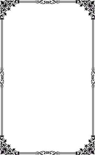 Bingkai Undangan PNG, Gambar Border Undangan Free Download