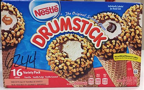 Nestle Recalls Drumstick Ice Cream Cones Due To Health