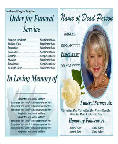 Free Printable Obituary Maker Tell Their Story And We Ll Publish It Online For Free