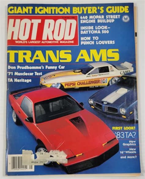 Pv Hot Rod Magazine May 1982 Volume 35 Issue 5 Chevrolet Ford Dodge