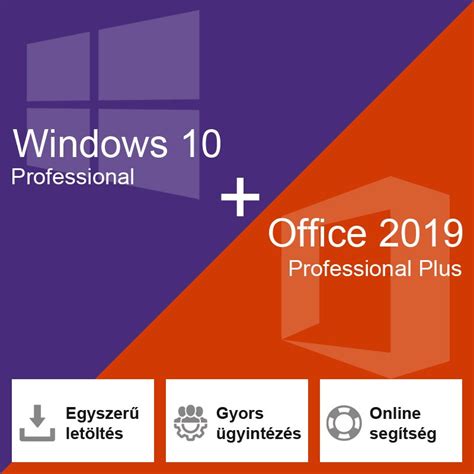 Microsoft Windows 10 Pro Office Pro Plus 2019 Csomagajánlat Ronsoft