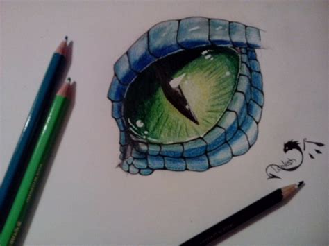 Ojo De Dragón Por Dragoncelesh Dibujando