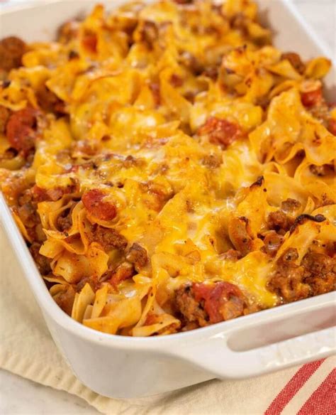 Creamy Beef Noodle Casserole Recipe Bowl Me Over