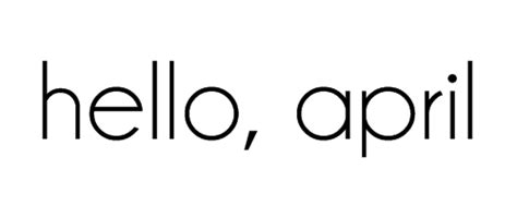 Hello April Png Image Background Free Png Pack Download