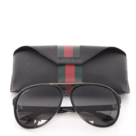Gucci Aviator Gg Sunglasses 1627s Black 270218