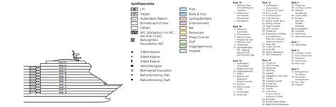 Aidamar was delivered to the shipping company by meyer werft on 3 may 2012. AIDAmar Deckplan & Kabinen-Plan