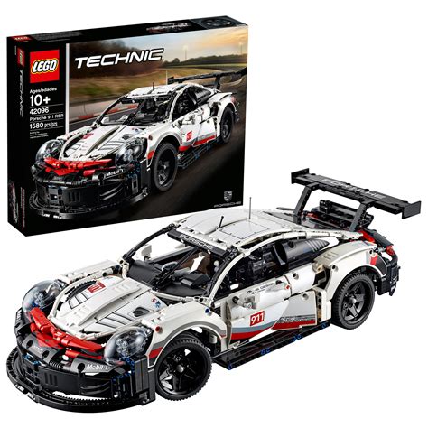 Lego Technic Porsche 911 Rsr 42096 Race Car Building Set 1580 Pieces