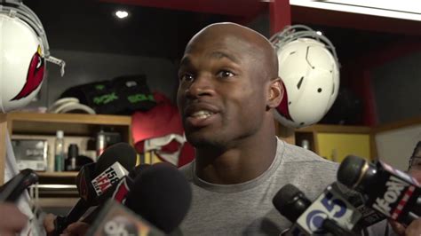 Adrian Peterson On Fitzgerald He S A Hall Of Famer Cardinals Nov YouTube