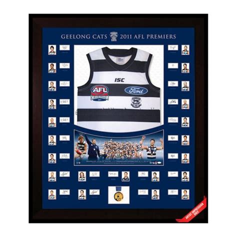 Purcell played 19 games for geelong over three seasons after joining the cats with pick no.14 in the 2018 nab aflw draft. Geelong Cats - 2011 AFL Premiers Team Signed & Framed ...