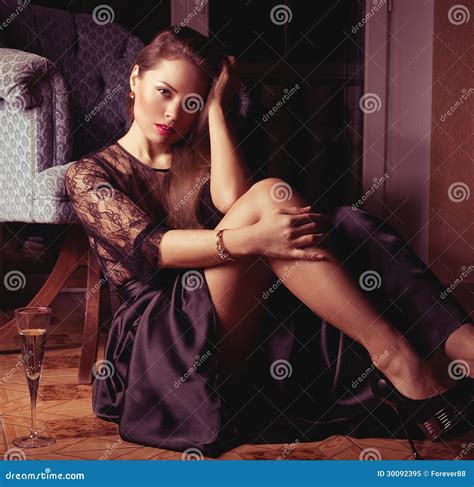 The Beautiful Sexual Woman Stock Image Image Of Elegant 30092395