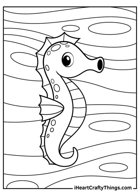 Seahorse Coloring Pages 100 Free Printables