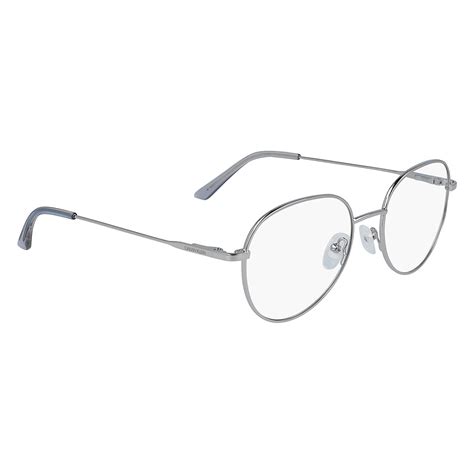 calvin klein ck 19130 045 silver eyeglasses woman
