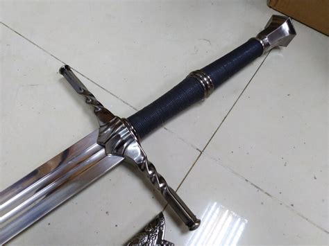 11 Life Size Witcher 3 Wolf Steel Sword Cosplay Metal Weapon Etsy