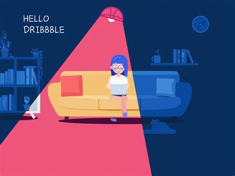 Hello Dribbble By Jianggg On Dribbble