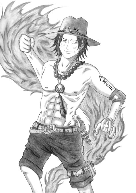 One Piece : Portgas D. Ace by slamduncan2115 on DeviantArt.