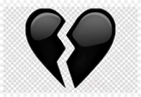 Emoji 1080p 2k 4k 5k hd. Download Black Broken Heart Emoji Clipart Emoji Broken ...