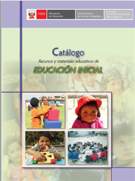 Catalogo Recursos Y Materiales Educativos Inicial Materiales