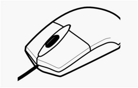 Computer Mouse Sketch Sketch Coloring Page