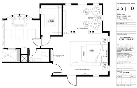 Garden Grove, CA Residence, Master Bedroom Furniture Floor ...