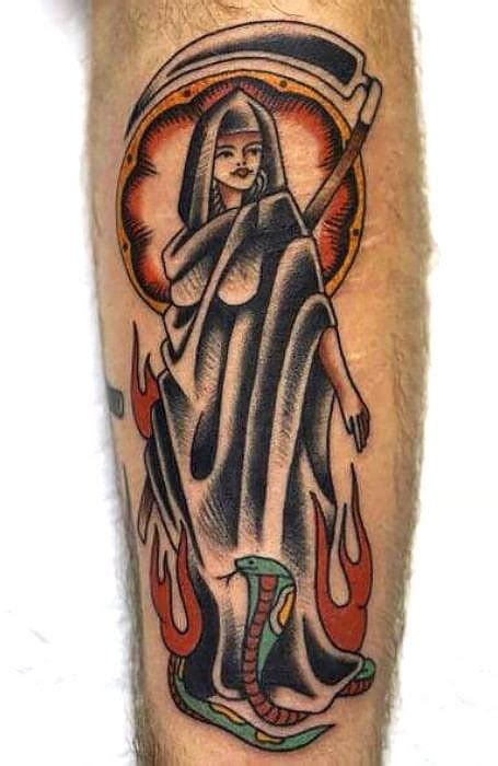 40 Grim Reaper Tattoo Designs And Meaning The Trend Spotter