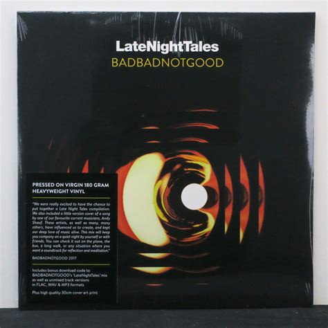 Badbadnotgood Late Night Tales 180g Vinyl 2lp Goldmine Records