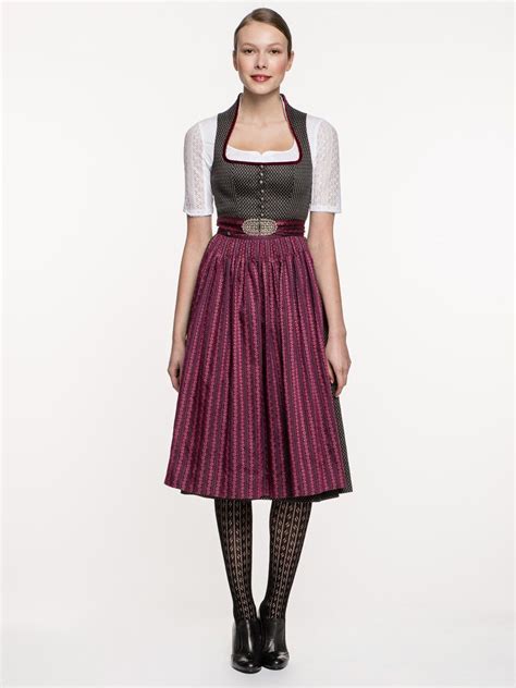 Maybe you would like to learn more about one of these? Schwarzes Stretch-Dirndl mit grauem Muster von Gottseidank ...
