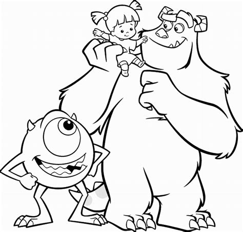Monsters Inc. Coloring Pages