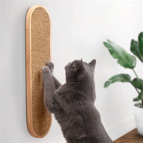 Wall Mounted Cat Scratcher By 7 Ruby Road Wooden Cat Scratching Board